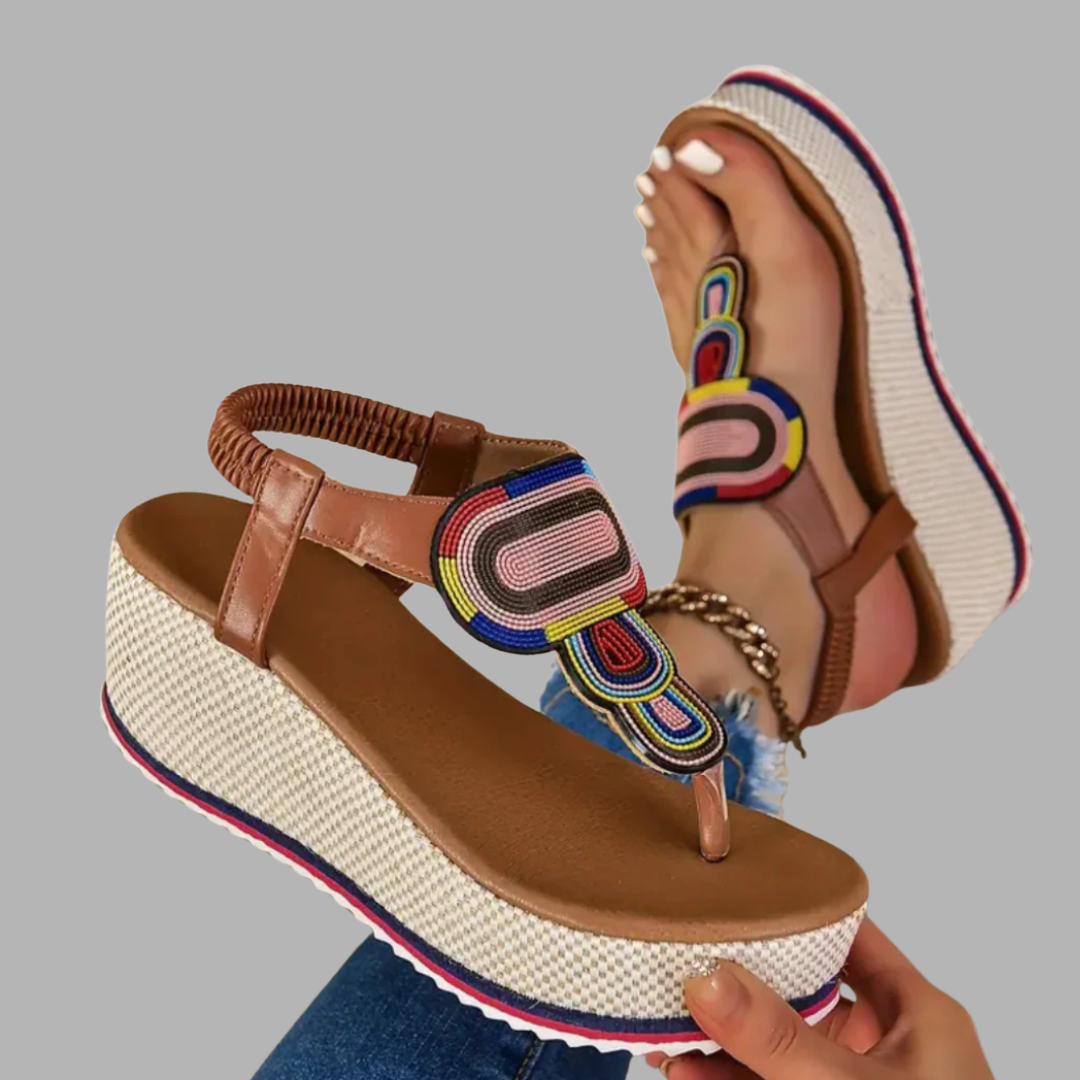 Jemina | Orthopädische elastische Sandalen für täglichen Komfort