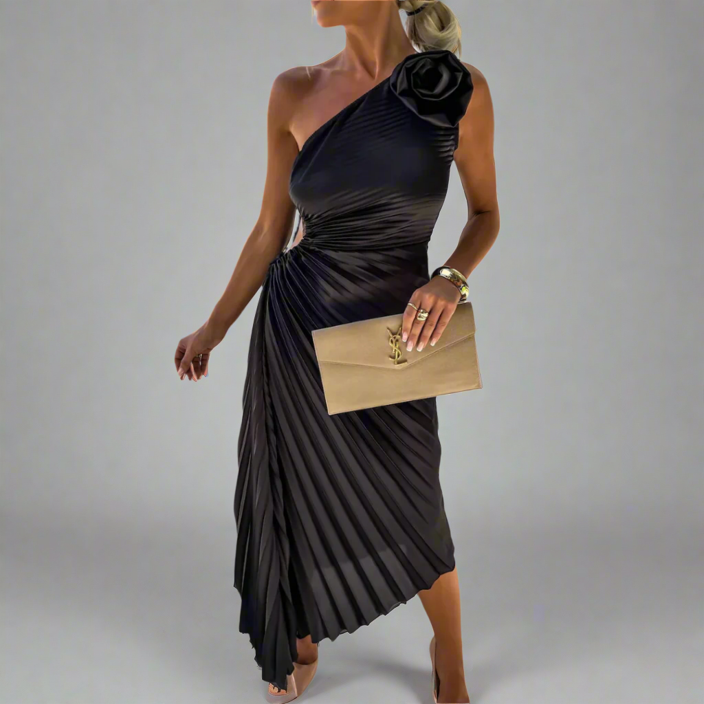 Melisandra | Romantisches Blumenmaxikleid
