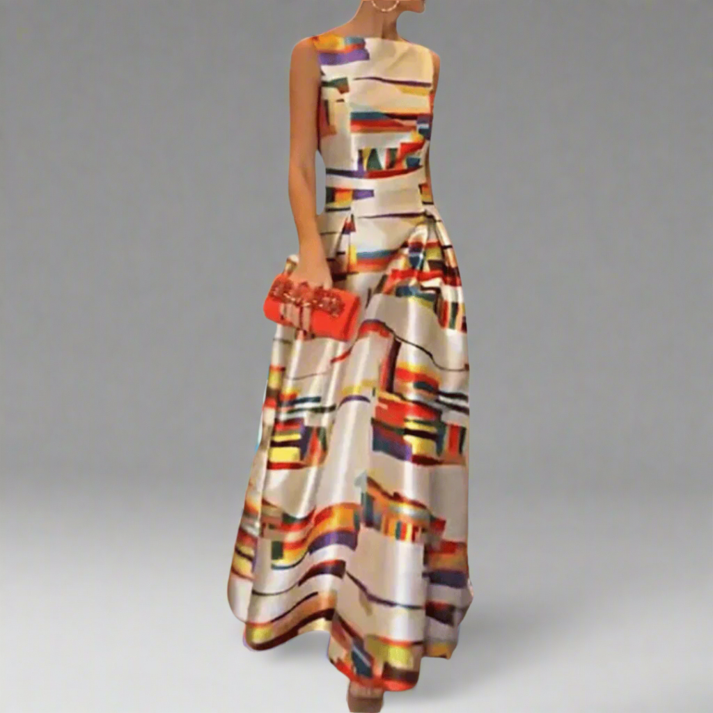Philina | Luftiges Maxikleid mit Muster