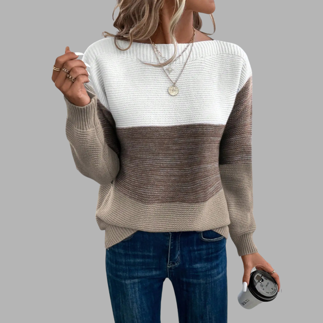 Aveline | Kuschelweicher Strickpullover mit Stil-Effekt