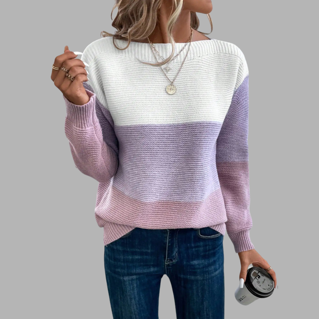 Aveline | Kuschelweicher Strickpullover mit Stil-Effekt