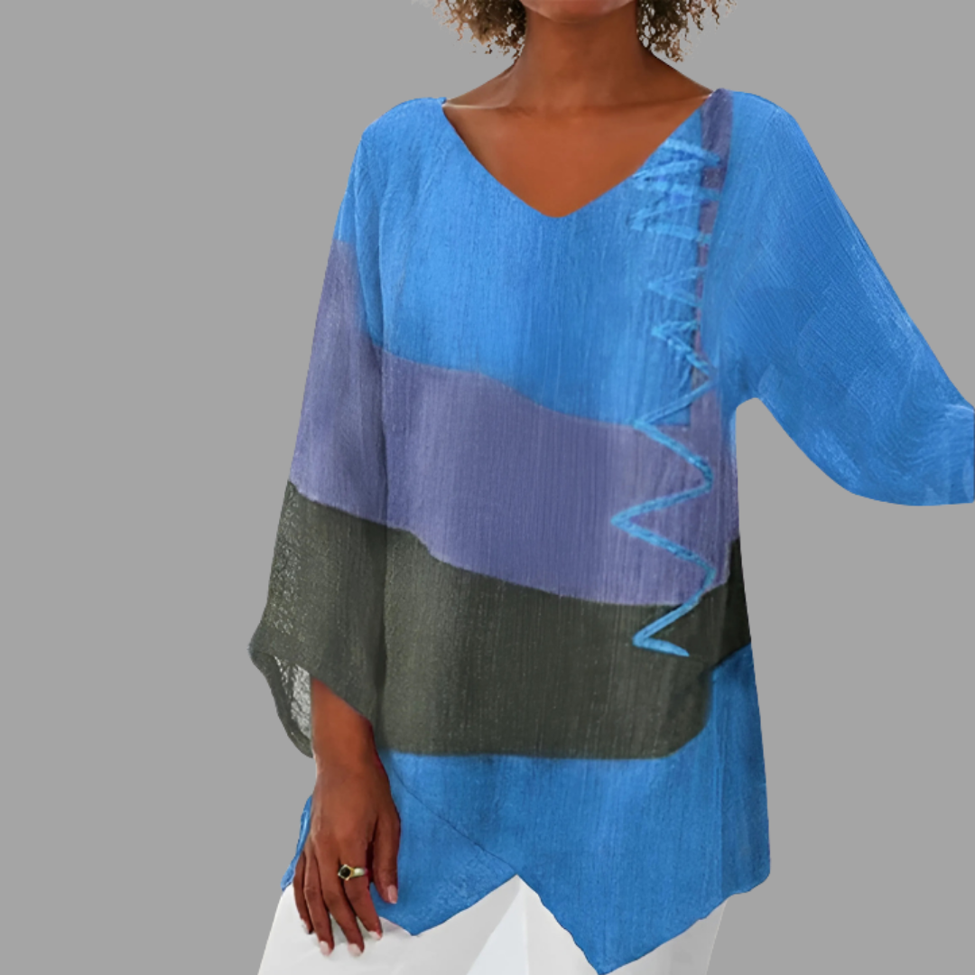 Godelieve | Bluse mit kunstvollem Vintage-Design
