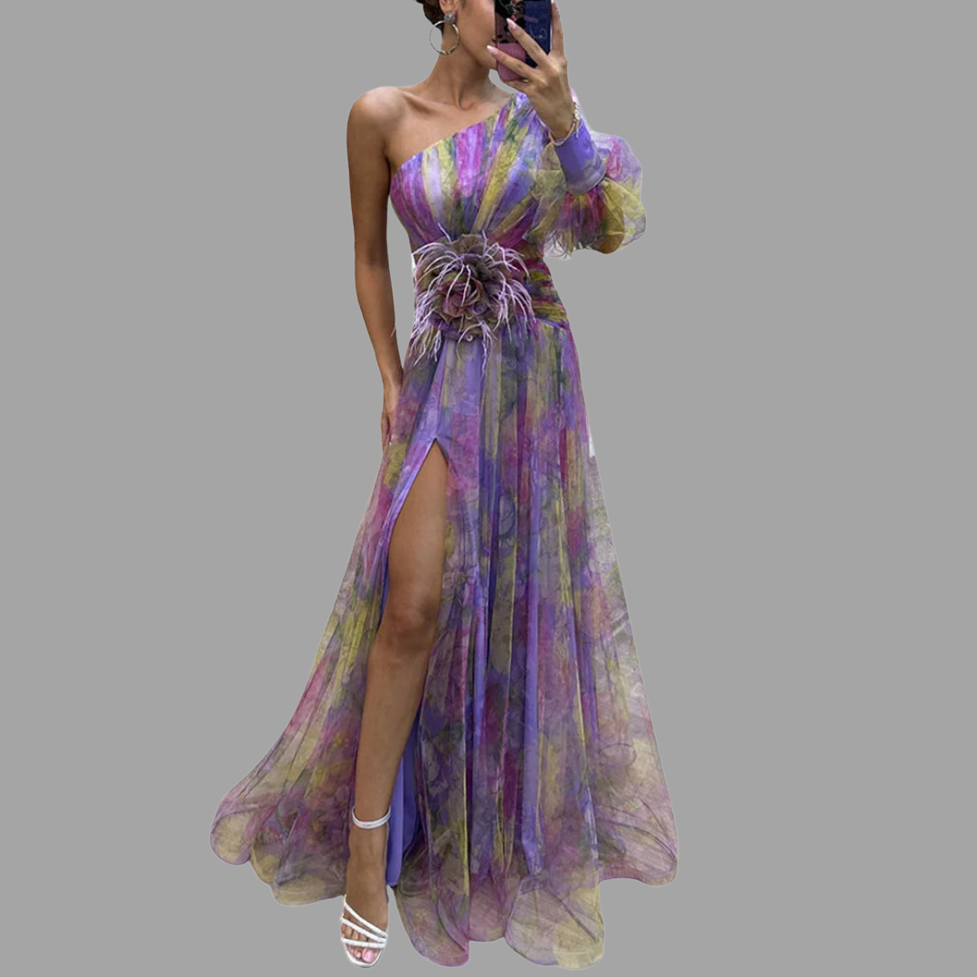 Nandina | Elegantes Schlitzkleid für besondere Anlässe