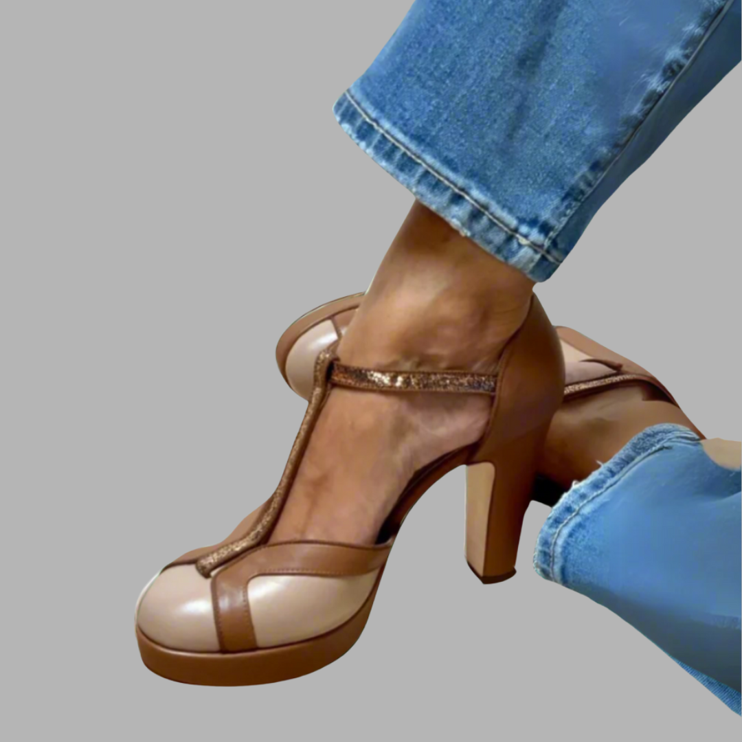 Annette | Elegante Komfort-Sandalen mit Absatz