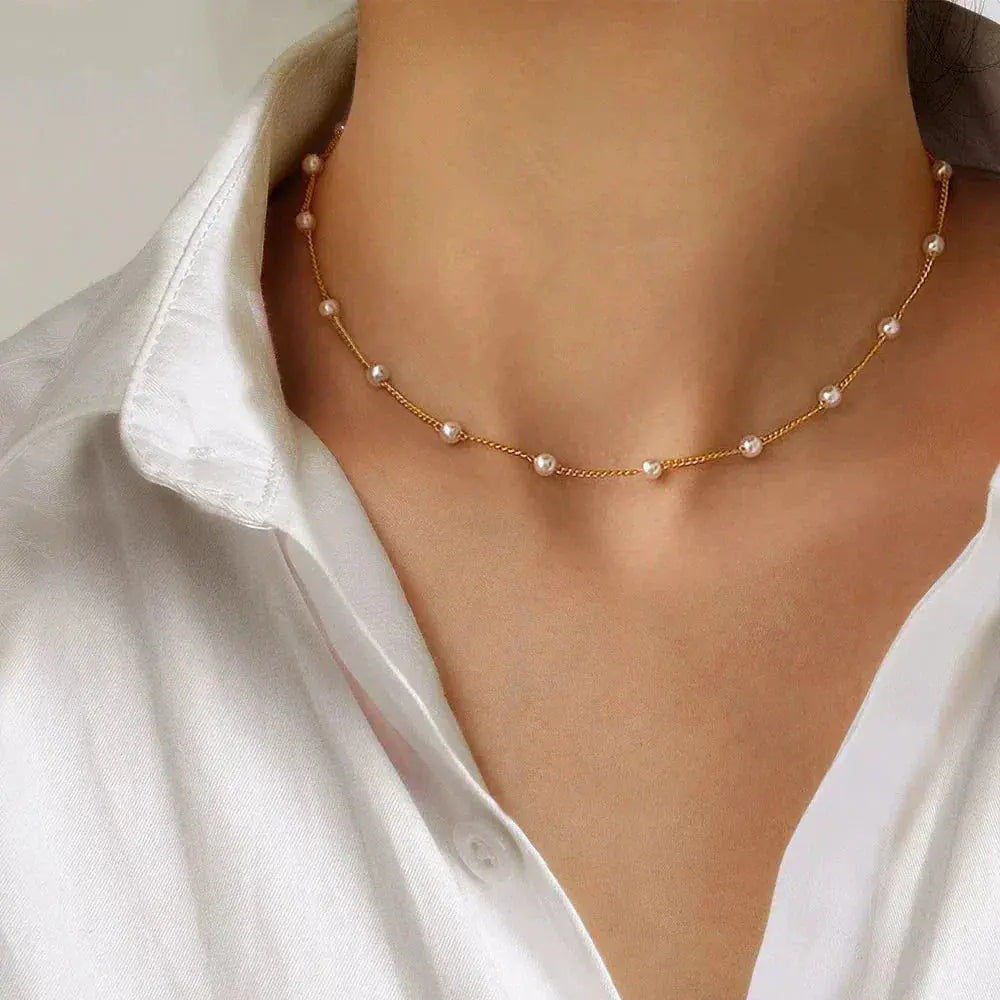Emmara | Perlenkette mit stilvollem Glanz