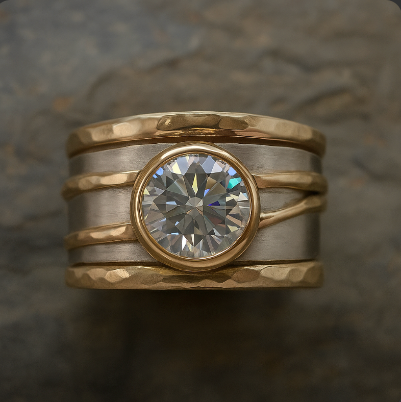Mailina | Vintage-Ring mit Zirkonia-Glanz