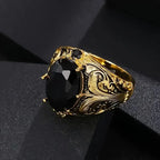 Eberhard | Ring mit Onyxstein in markanter Ausführung