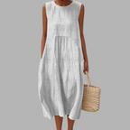 Altrude | Elegantes Baumwollkleid mit Taschen