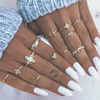 Tabea | Einzigartiges 8- bis 12-Ring Set