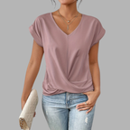 Kiara | Weiches V-Neck Shirt mit Komfortschnitt