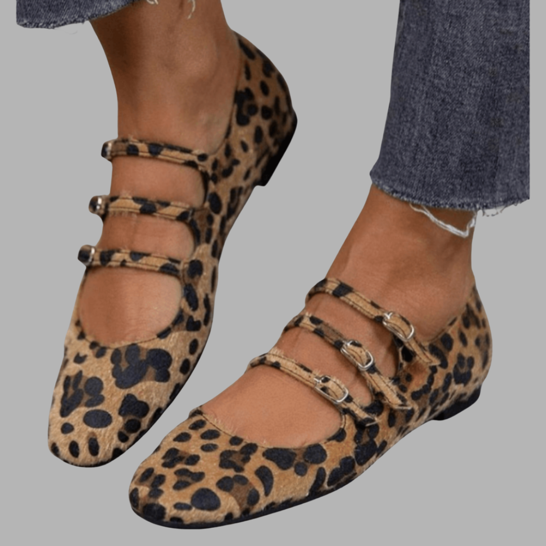 Thurid | Tierdruck Bequeme Ballerinas
