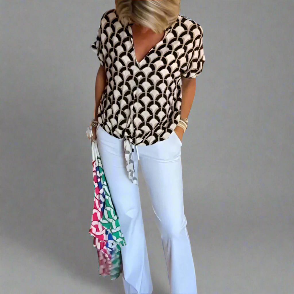 Jasmina | Print-Top mit luftigem Komfort