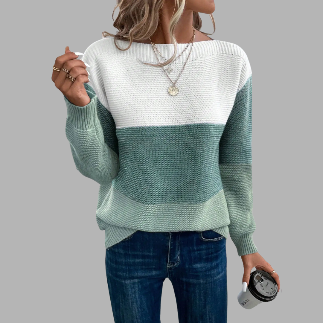 Aveline | Kuschelweicher Strickpullover mit Stil-Effekt