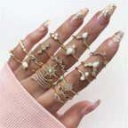 Tabea | Einzigartiges 8- bis 12-Ring Set