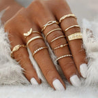 Tabea | Einzigartiges 8- bis 12-Ring Set