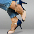 Florentine | Bicolor Sandalen mit Absatz