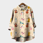 Hannelore | Oversize-Bluse mit fröhlichem Komfort
