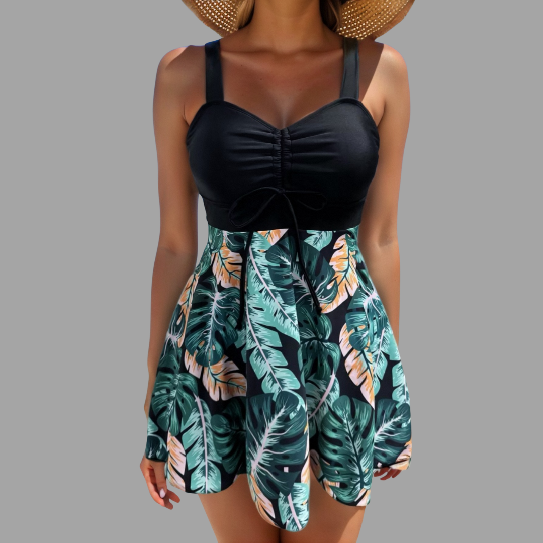 Florina | Tropisches Tankini-Set mit Rüschen