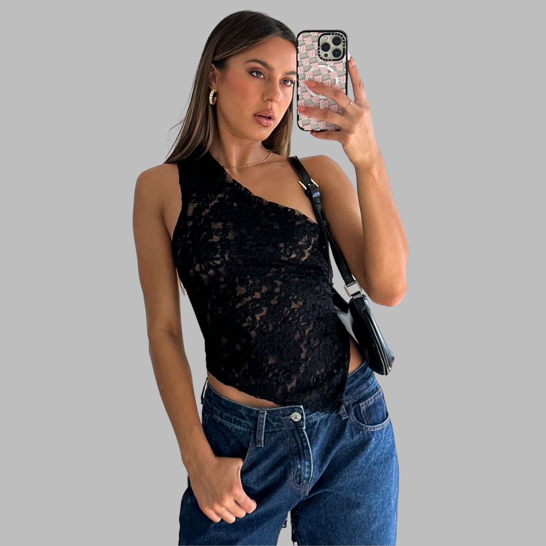 Jorliesa | Elegantes Spitzen-Top für edlen Charme
