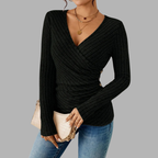 Melina | Figurformendes Langarmshirt mit Schlank-Effekt