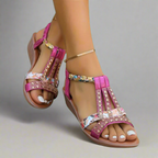 Rosberta | Elegante Boho-Sandalen für den Sommer