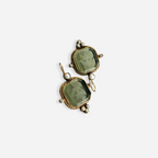 Elisa | Handgefertigte Vintage-Ohrringe mit edler Perle und Stein