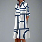 Adelind | Midikleid mit edlem Muster