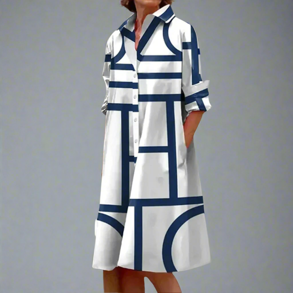 Adelind | Midikleid mit edlem Muster