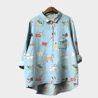 Hannelore | Oversize-Bluse mit fröhlichem Komfort