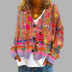 Selma | Floraler Cardigan mit stilvollem Komfort