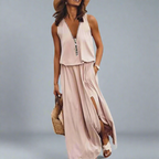 Ursuline | Elegantes Maxikleid mit Schlitz