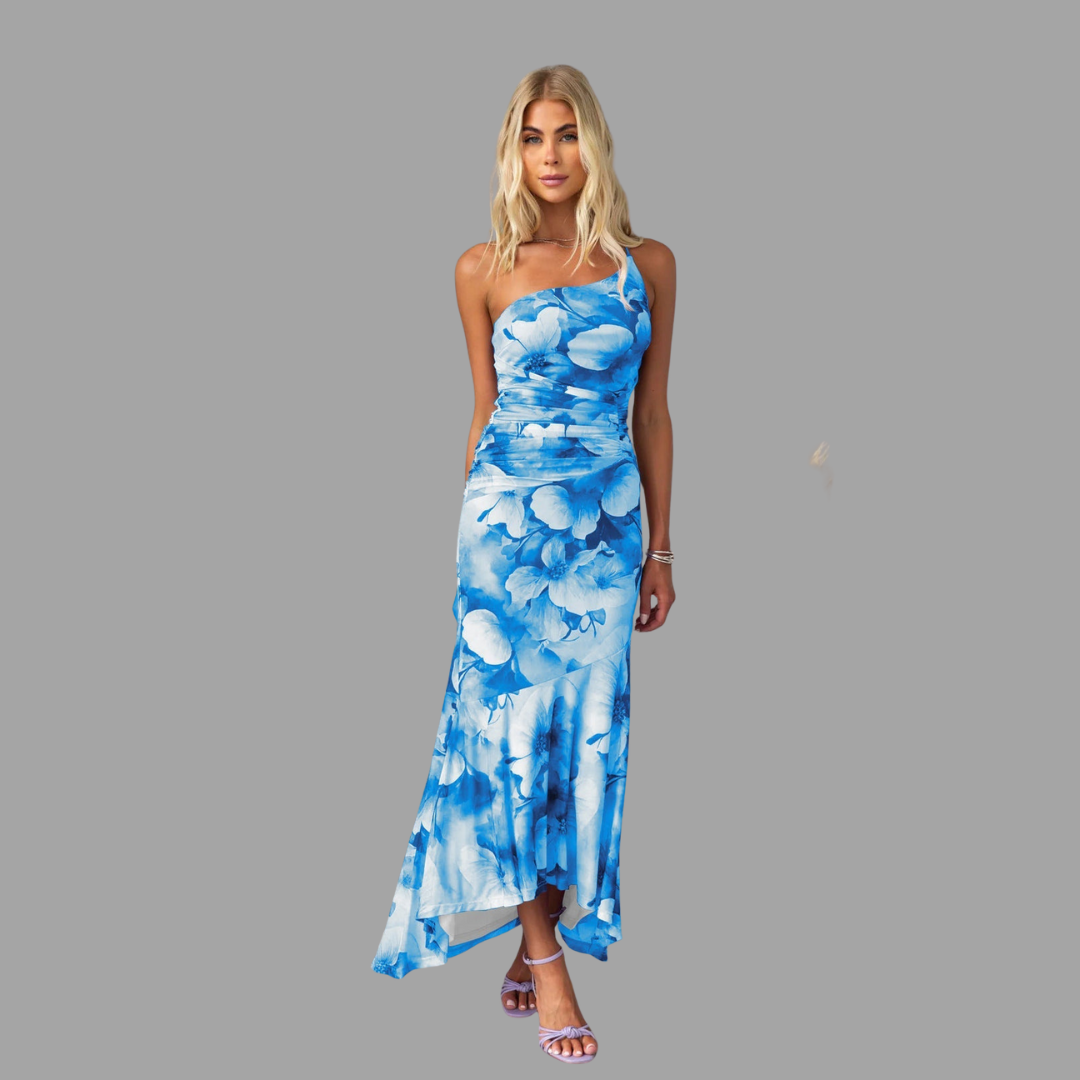 Alethea | Luftiges Sommerkleid mit Blumendruck