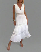 Zorhildis | Hochwertiges Sommerkleid mit floralem Design
