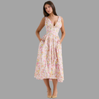 Alina | Luftiges Wickelkleid für den Sommer