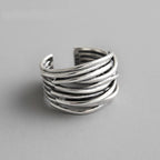 Melisande | Verstellbarer Layer-Ring mit modernem Look