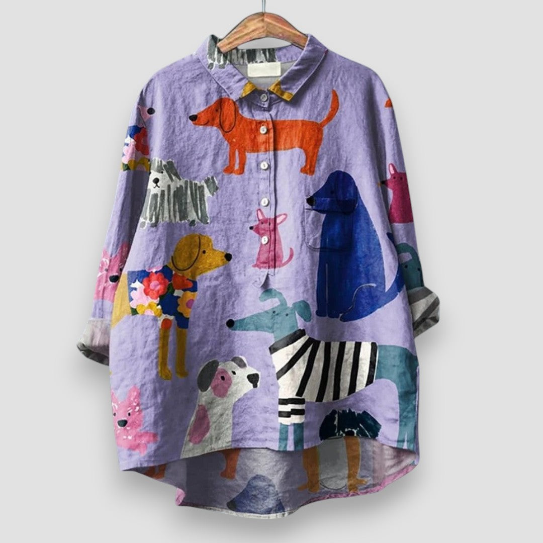 Myraliese | Oversize-Bluse mit fröhlichem Komfort