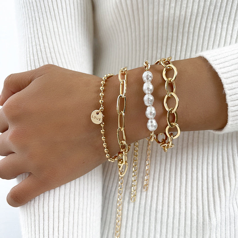 Ottaline | Perlenarmband mit feinem Glanz