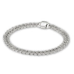 Celeta | Elegantes Moissanit Cuban-Armband
