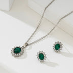 Josina | Premium 16k Weißgold Schmuckset