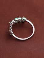 Carlotta | Premium 16k Weißgold Ring