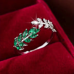 Carlotta | Premium 16k Weißgold Ring