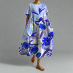 Xyrhilda | Sommerkleid mit Blumenmuster und Fließendem Schnitt