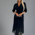 Amelina | Figurbetontes Wickelkleid